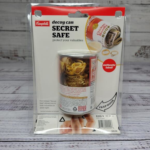 Campbell's Chicken Noodle Soup Secret Safe Decoy Can - Picture 2 of 4